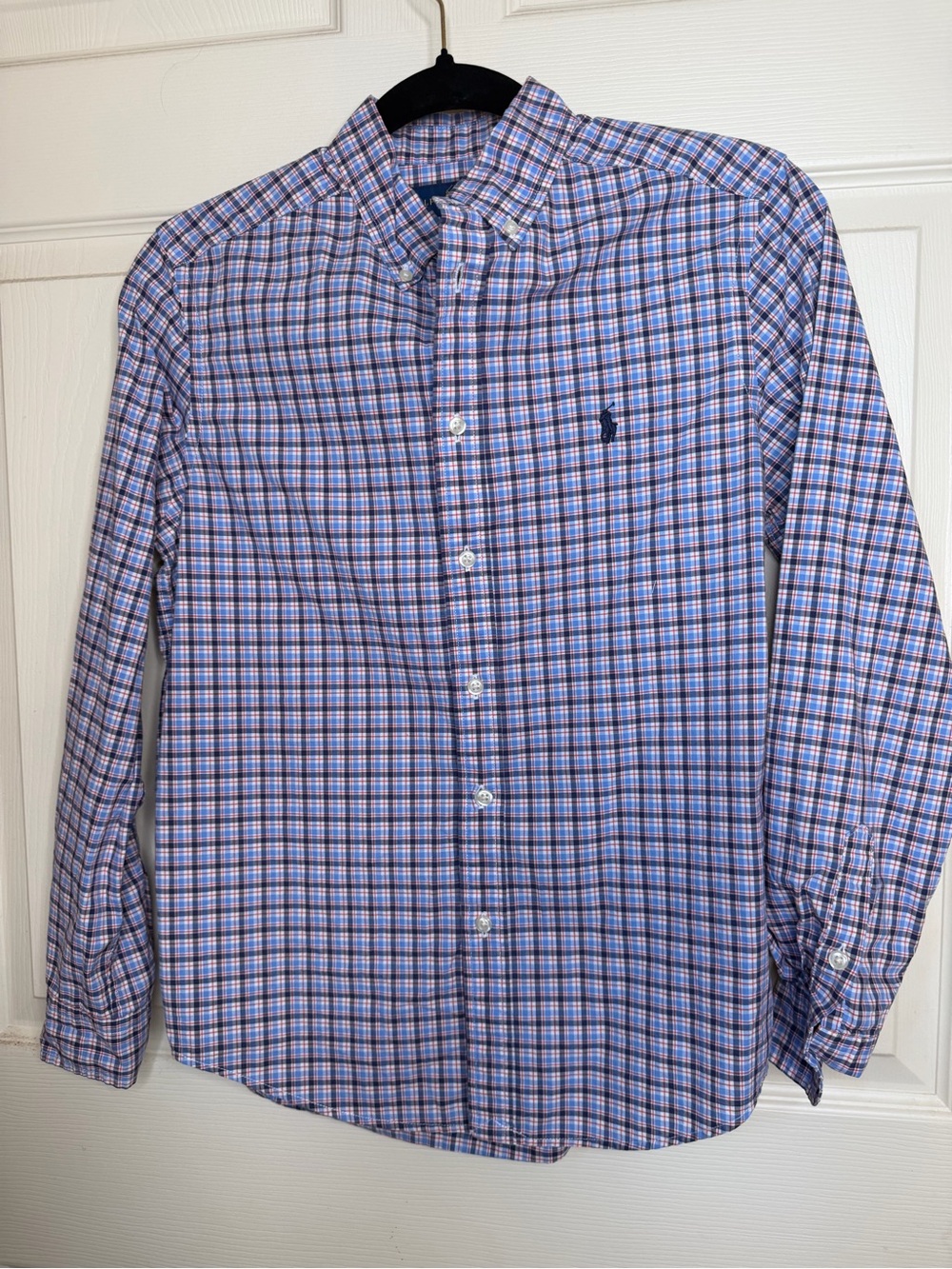 Polo by Ralph Lauren Blue and Navy Plaid Button-Down Shirt